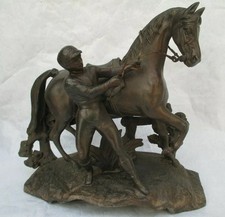 Rare statue jockey d'occasion  Villetaneuse