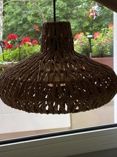 Bast rattan deckenlampe gebraucht kaufen  Hannover