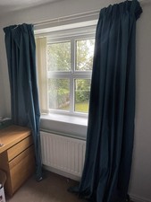 Teal curtains 90.5 for sale  ALTRINCHAM