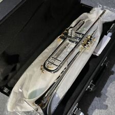 Chave de ouro prata trompete Yamaha YTR-8335 com estojo instrumento profissional, usado comprar usado  Enviando para Brazil