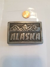 Pewter belt buckle for sale  Saint Marys