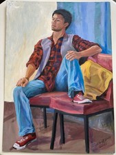 Vintage oil painting for sale  LONDON