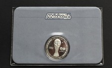 Medalha do México 1986 Copa do Mundo de Futebol FIFA Conjunto de Moedas de Prata Medalha Moneda comprar usado  Enviando para Brazil