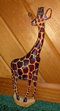 Wooden giraffe statue for sale  Wisconsin Rapids