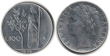 Italia 100 lire usato  Zugliano