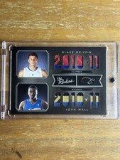 2010 Elite Black Box Blake Griffin John Wall Rookie RC JOGO USADO PATCH /25 #7 comprar usado  Enviando para Brazil