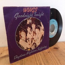 Usado, WINGS & PAUL McCARTNEY The Beatles [GOODNIGHT TONIGHT] 1979 SPANISH 45 EMI comprar usado  Enviando para Brazil