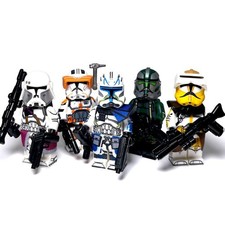 Clone Commanders Star Wars Custom Minifigure Rex Cody Gree Bly Bacara Clone Wars comprar usado Clone Commanders Star Wars Custom Minifigure Rex Cody Gree Bly Bacara Clone Wars comprar usado  Enviando para Brazil