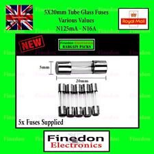 5x20mm glass tube for sale  WEYMOUTH