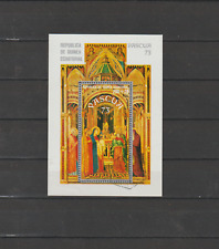 Gemälde-Ostern-Altar-Jesus-von Lorenzetti-gestempelt-1973 aus  Ä.-Guinea-TOP comprar usado  Enviando para Brazil