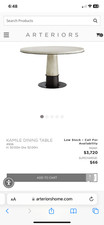 Arteriors kamile dining for sale  West Palm Beach