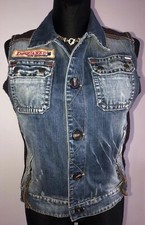 DSQUARED2🔥AUTH damska kamizelka puchowa DENIM MIX D2 DSQUARED2 KAMIZELKA PARKA 980 $ na sprzedaż  PL