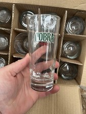 Cobra beer glasses for sale  CREWE
