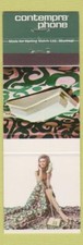 Matchbook cover contempra for sale  USA