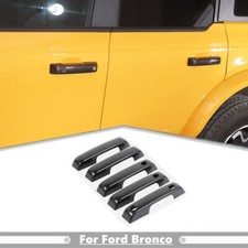 Manija de puerta de coche decoración cubierta embellecedor para Ford Bronco 21-24 accesorios fibra de carbono segunda mano  Embacar hacia Mexico