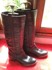 Bottes cuir noir d'occasion  Saint-Malo