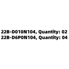 NOVO AB 22B-D010N104, Quantidade: 02 + 22B-D6P0N104, Quantidade: 04 Frete Expresso Grátis comprar usado  Enviando para Brazil