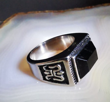 Ring edelstahl schwarzer gebraucht kaufen  Nürnberg