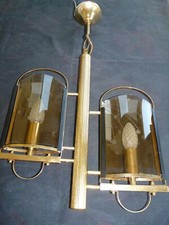 Lustre métal doré d'occasion  Lescar