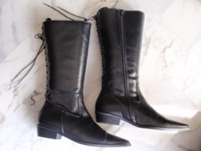 Bottes cuir noir d'occasion  Cannes