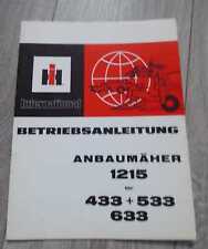 Ihc anbaumähwerk 1215 gebraucht kaufen  Recke