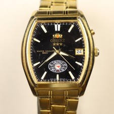 Vintage Orient 3 Estrelas EMAV-A0 CS Relógio Automático Dourado 50M WR, Data Indicadora de Dia comprar usado  Enviando para Brazil
