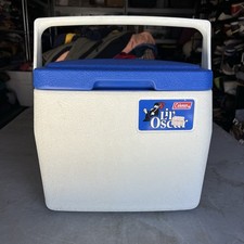 Lancheira Lil' Oscar Coleman azul branca #5272 anos 80 vintage colecionável, usado comprar usado  Enviando para Brazil