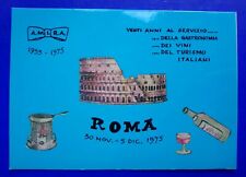 Cartolina roma 1955 usato  Italia