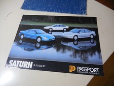 Folheto SATURN US 1991 SL SL1 SL2 SC SEDAN COUPE comprar usado  Enviando para Brazil