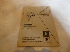Ersatzteilliste tümmler seite gebraucht kaufen  Weinheim