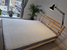 Wooden double bed for sale  BIRMINGHAM
