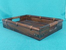 Rectangular wood rattan for sale  Ocala
