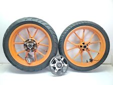 Conjunto de rodas KTM RC390 2015 cubo aro dianteiro RC 390 DUKE 13-17 #807, usado comprar usado  Enviando para Brazil