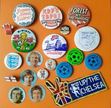 Assorted football badges for sale  LONDON