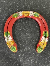 Horseshoe hand painted for sale  BANBURY