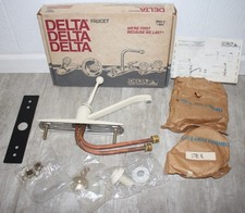 Vintage NOVO ESTOQUE ANTIGO! Torneira Delta de cabo único modelo 400 com pulverizador, NOS! comprar usado  Enviando para Brazil