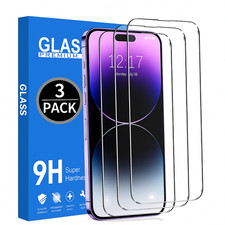 3x Displayschutz iPhone 17 16 15 14 13 12 Schutzglas Mini Pro Max Panzerfolie 9H comprar usado  Enviando para Brazil