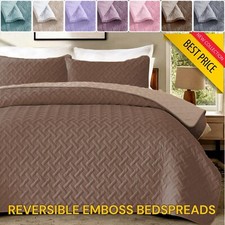 Quilted bedspread reversible for sale  MANCHESTER