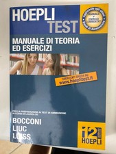 Hoepli test manuale usato  Roma