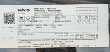 Zugticket feldkirch budapest gebraucht kaufen  Lindau (Bodensee)