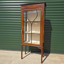 Edwardian mahogany glazed for sale  ROYSTON