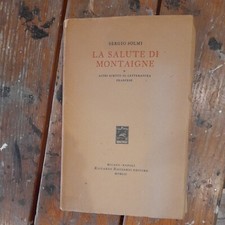 Solmi salute montaigne usato  Napoli