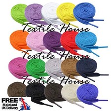 Shoe laces flat for sale  MANCHESTER