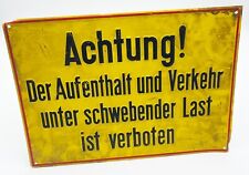 Blechschild achtung hinweistaf gebraucht kaufen  Velbert