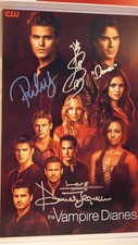 Pôster assinado - The Vampire Diaries - Paul Wesley, Ian - 11x17 - + Certificado de autenticidade. comprar usado  Enviando para Brazil