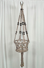 Vtg macrame plant for sale  North Fort Myers