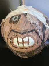 Carved coconut head for sale  Massillon