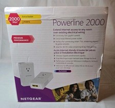 Extensor WiFi Netgear Powerline 2000 2 portas! comprar usado  Enviando para Brazil