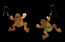 Copper frog earrings for sale  Hardeeville
