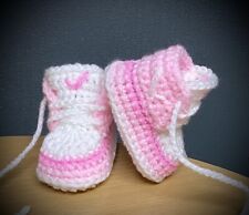 Usado, Sapatos de bebê de crochê feitos à mão botas de bebê de lã de crochê tênis chinelos treinadores comprar usado  Enviando para Brazil